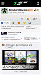 Mobile Screenshot of absolutedream.deviantart.com