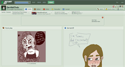 Desktop Screenshot of devilishtwin.deviantart.com