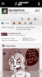 Mobile Screenshot of devilishtwin.deviantart.com