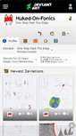 Mobile Screenshot of huked-on-fonics.deviantart.com