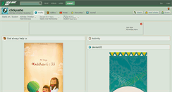 Desktop Screenshot of clickyusho.deviantart.com