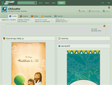 Tablet Screenshot of clickyusho.deviantart.com