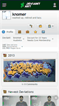 Mobile Screenshot of knomer.deviantart.com