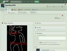 Tablet Screenshot of futureboy3000.deviantart.com
