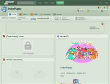 Tablet Screenshot of inukopuppy.deviantart.com