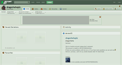 Desktop Screenshot of dragonheheplz.deviantart.com