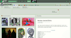 Desktop Screenshot of butterflidragon.deviantart.com