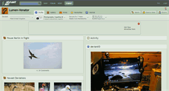 Desktop Screenshot of lumen-venator.deviantart.com
