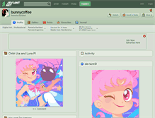 Tablet Screenshot of bunnycoffee.deviantart.com