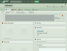 Tablet Screenshot of chakrapani.deviantart.com