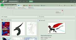 Desktop Screenshot of pikachuthedragoness.deviantart.com