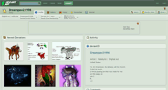 Desktop Screenshot of dreampaw21998.deviantart.com