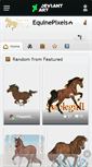 Mobile Screenshot of equinepixels.deviantart.com