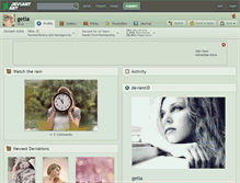 Tablet Screenshot of getia.deviantart.com