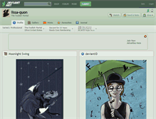 Tablet Screenshot of lissa-quon.deviantart.com