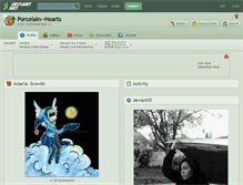 Tablet Screenshot of porcelain--hearts.deviantart.com