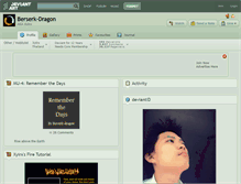 Tablet Screenshot of berserk-dragon.deviantart.com