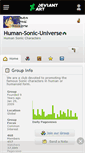 Mobile Screenshot of human-sonic-universe.deviantart.com
