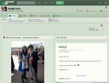 Tablet Screenshot of madgirllolly.deviantart.com