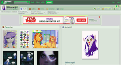 Desktop Screenshot of littlescargirl.deviantart.com