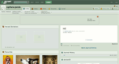Desktop Screenshot of capitana-panda.deviantart.com