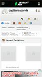 Mobile Screenshot of capitana-panda.deviantart.com