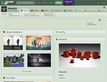 Tablet Screenshot of mikasda.deviantart.com