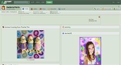 Desktop Screenshot of madamewario.deviantart.com