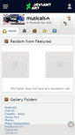 Mobile Screenshot of musicals.deviantart.com