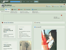 Tablet Screenshot of brutaltoys.deviantart.com