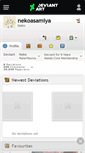 Mobile Screenshot of nekoasamiya.deviantart.com