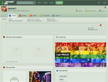 Tablet Screenshot of corcor1.deviantart.com