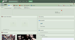 Desktop Screenshot of cgad.deviantart.com