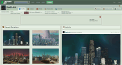 Desktop Screenshot of death-ark.deviantart.com