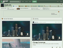 Tablet Screenshot of death-ark.deviantart.com