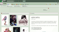Desktop Screenshot of marika.deviantart.com