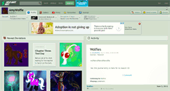 Desktop Screenshot of amywolfie.deviantart.com