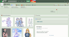 Desktop Screenshot of hikki-merle.deviantart.com