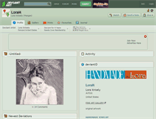 Tablet Screenshot of loram.deviantart.com