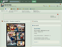 Tablet Screenshot of david-halo.deviantart.com