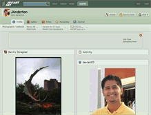 Tablet Screenshot of janderton.deviantart.com
