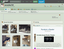 Tablet Screenshot of amutofan789.deviantart.com