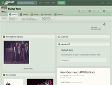 Tablet Screenshot of flyleaf-fans.deviantart.com