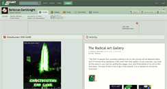 Desktop Screenshot of bellevue-darkknight.deviantart.com