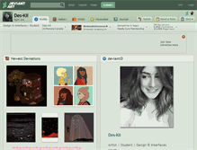 Tablet Screenshot of des-kii.deviantart.com