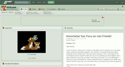 Desktop Screenshot of kitskylark.deviantart.com