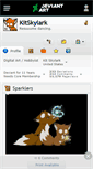 Mobile Screenshot of kitskylark.deviantart.com