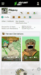 Mobile Screenshot of pikawu.deviantart.com