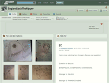 Tablet Screenshot of englandjacktheripper.deviantart.com