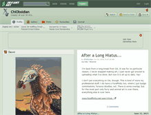 Tablet Screenshot of chiobsidian.deviantart.com